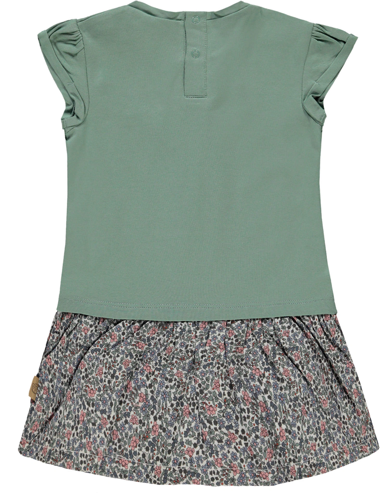 Kleid JUNGLE mit Flügelärmeln in green