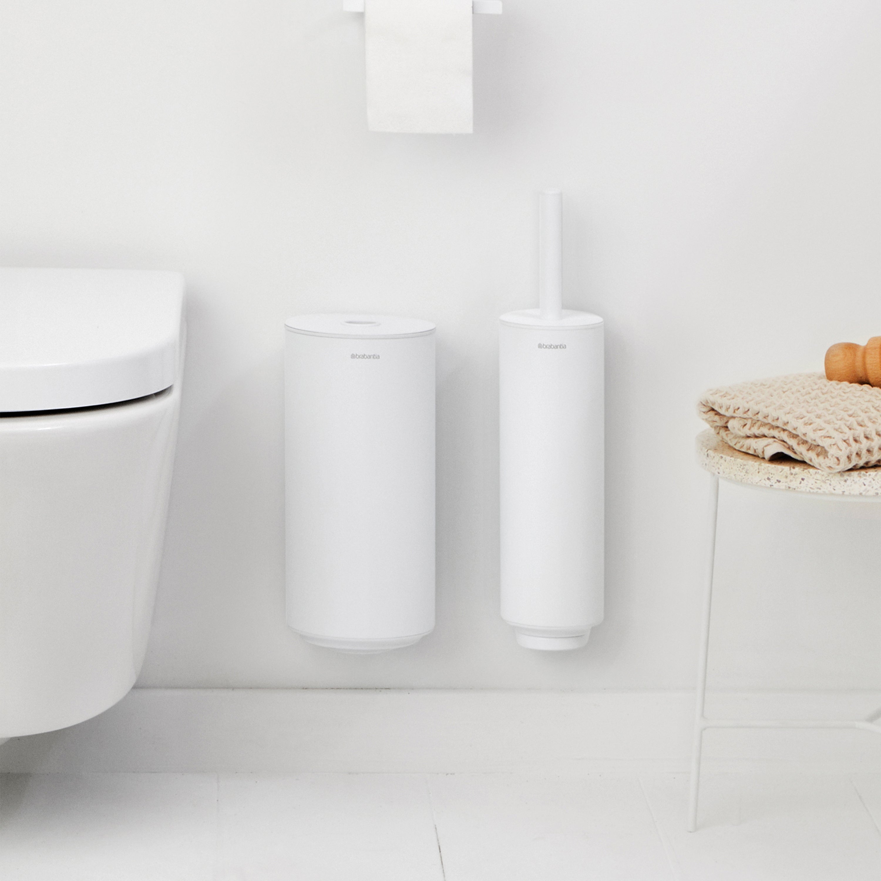 Brabantia MindSet Toiletaccessoires Set van 3 - Mineral Fresh White