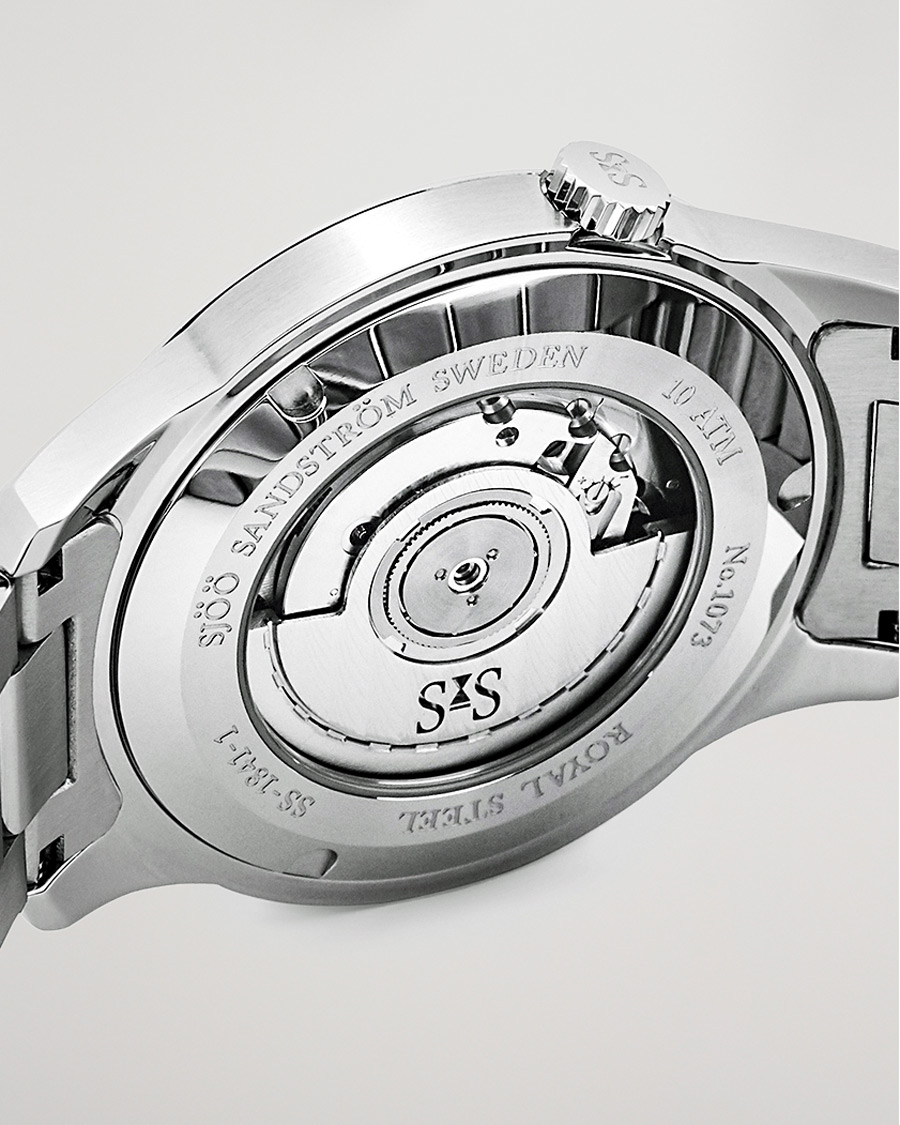 Sjöö Sandström Royal Steel Classic 41mm Blue and Steel