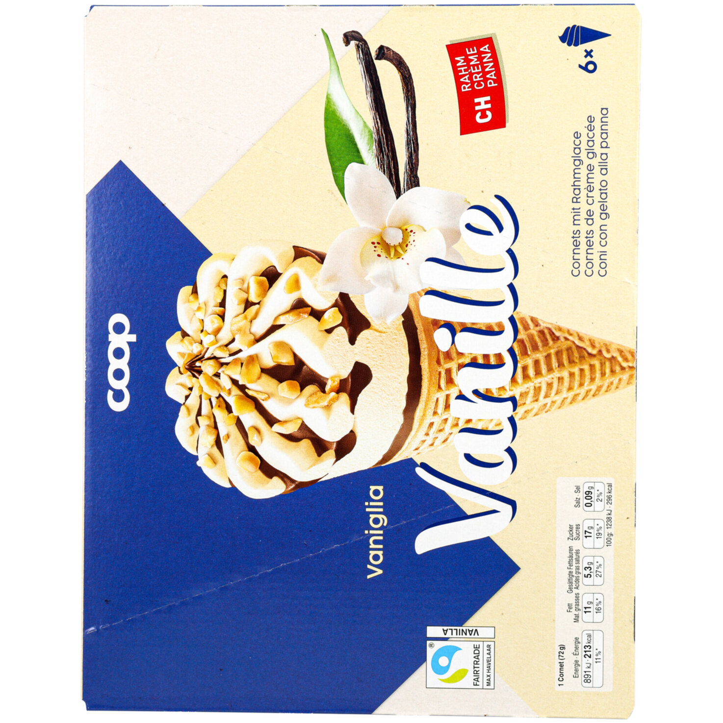 Cornet Vanille FSI 6x125ml
