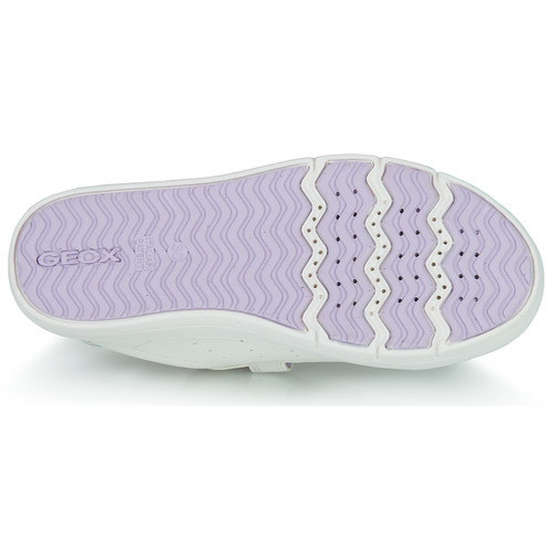 Geox - J SILENEX GIRL B - Blanc / Iridescent