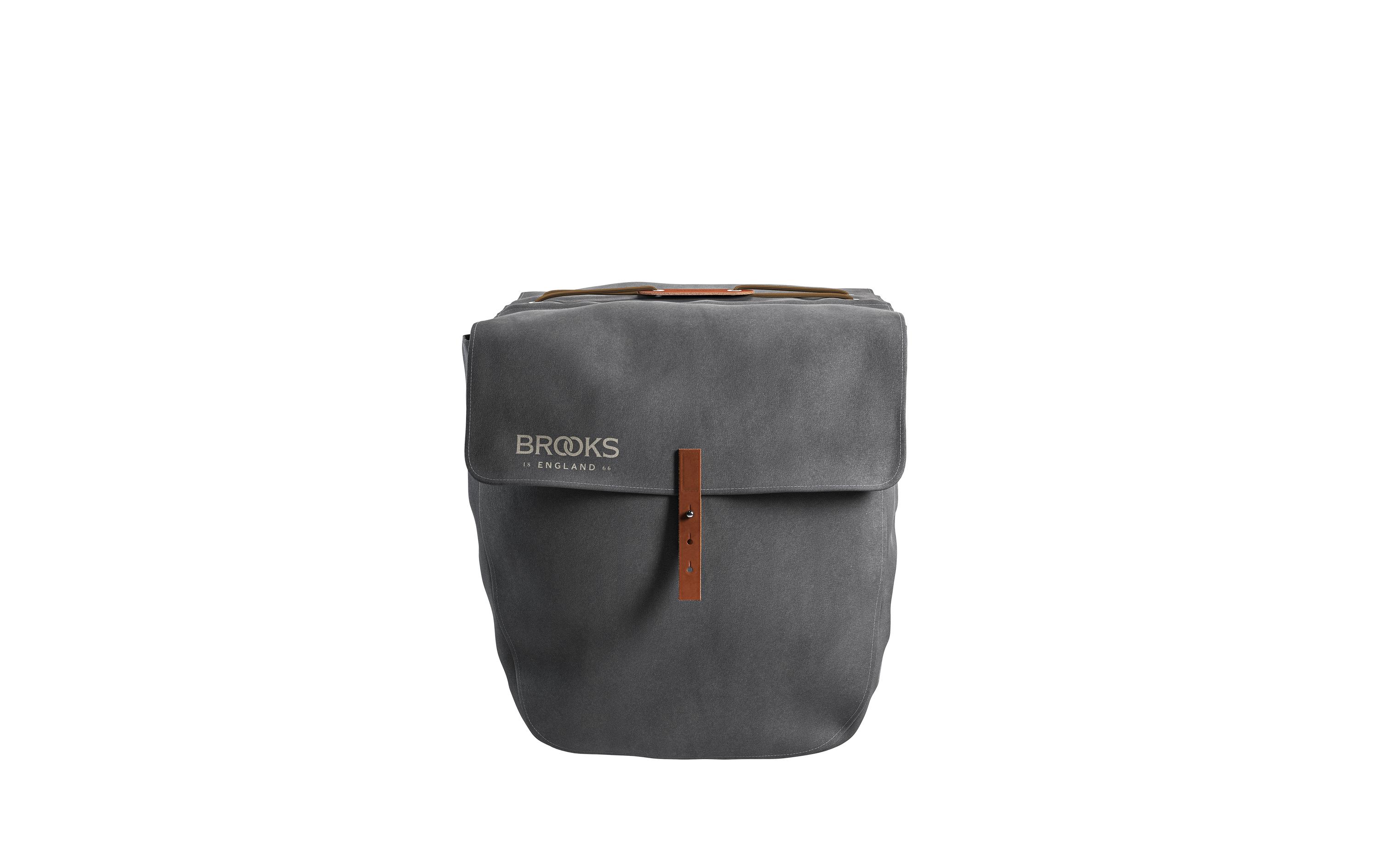 Doppelseitentasche Bricklane Roll Up 28 l, Grau<br>Fahrradtasche