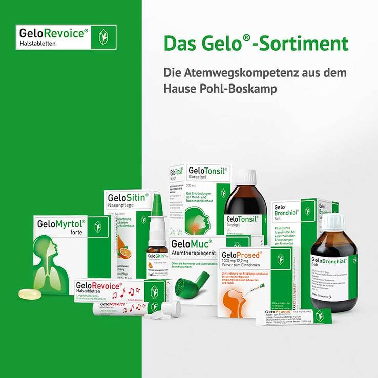 GeloRevoice Halstabletten Holunderblüte-Mentholfrei bei Heiserkeit, 20 St