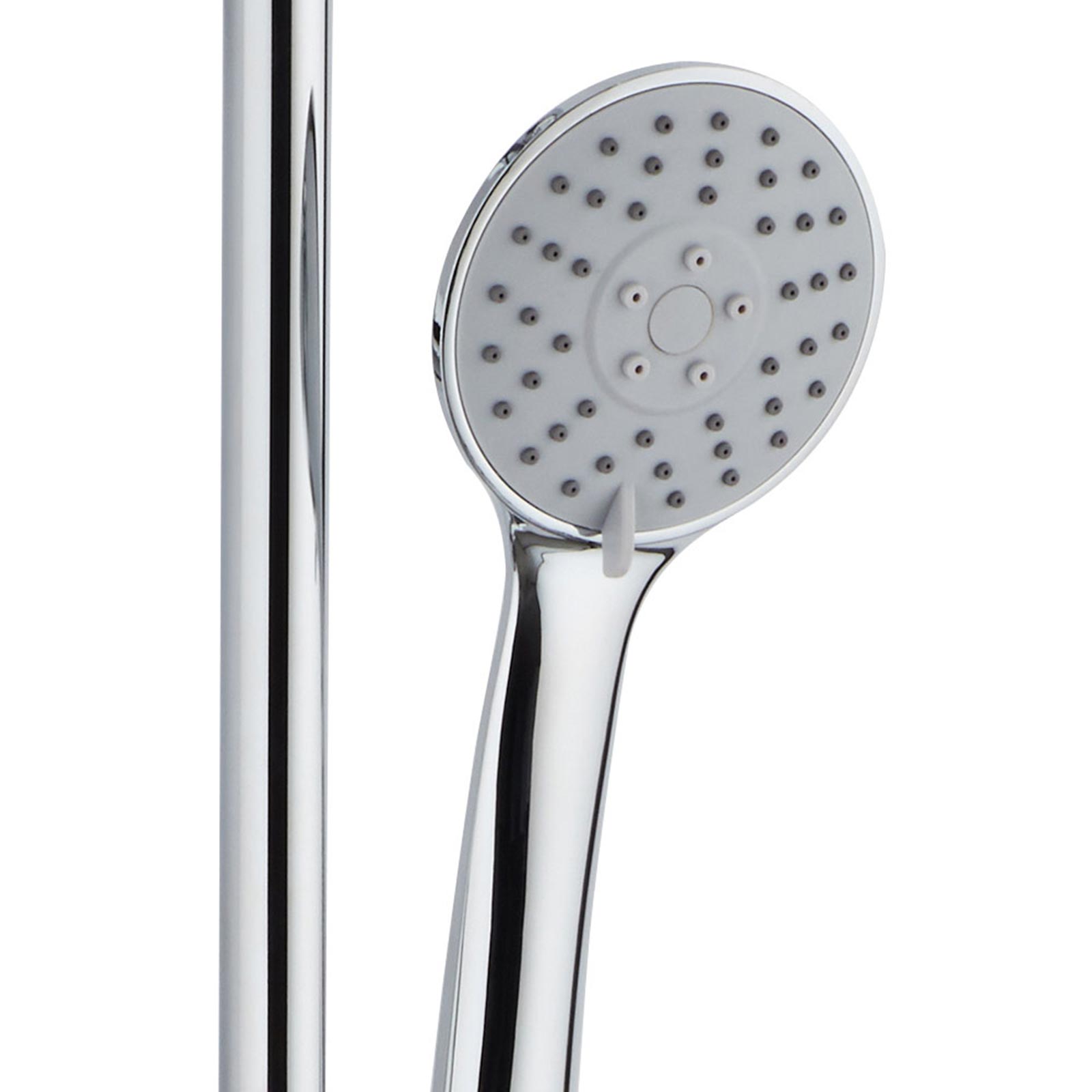 Duschbrause-Set - chrom - rund - 101 cm