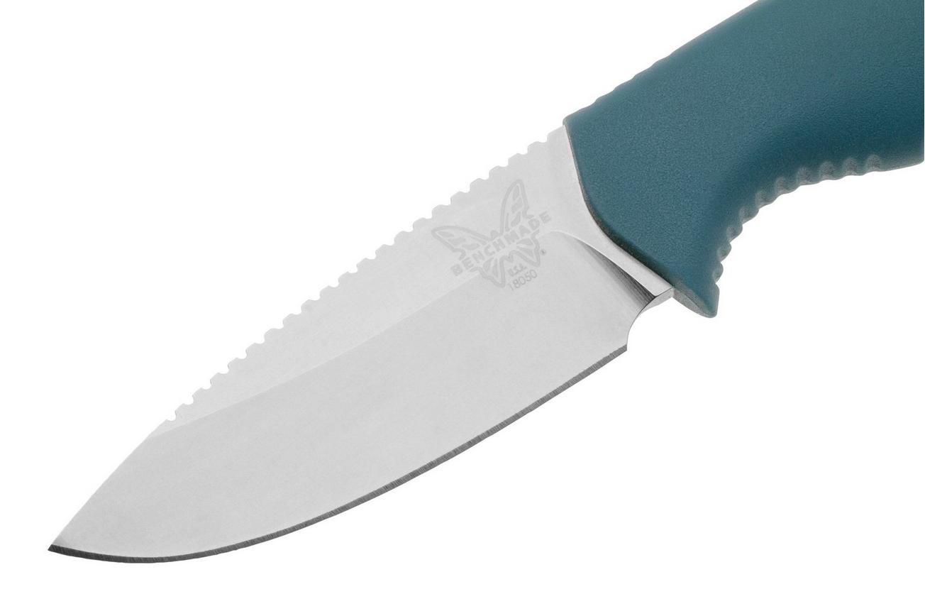 Benchmade Intersect 18050 CPM MagnaCut, Depth Blue Santoprene vaststaand mes