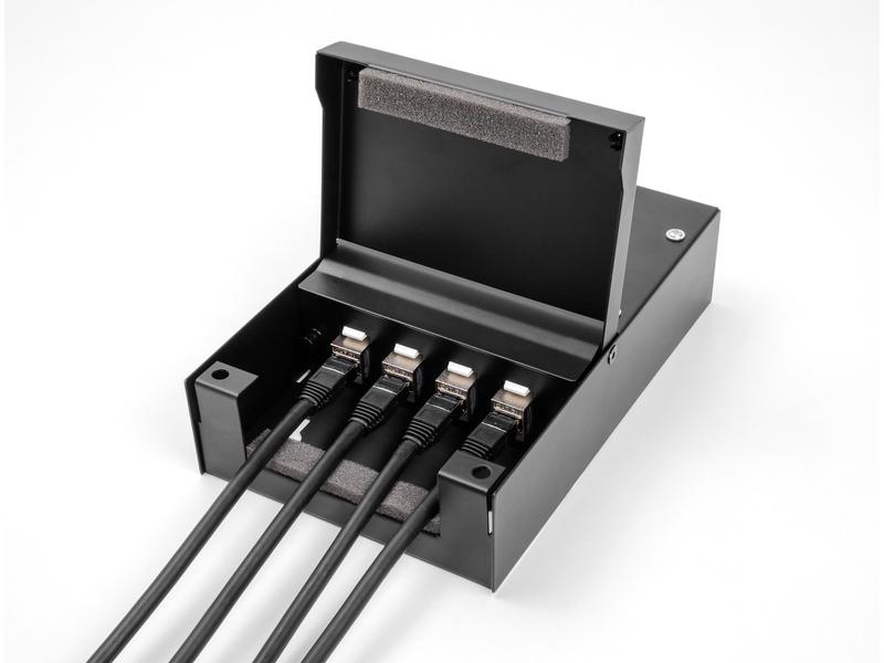 Delock Konsolidierungspunkt-Box 4 Port für Keystone Module Delock Konsolidierungspunkt-Box 4 Port für Keystone Module