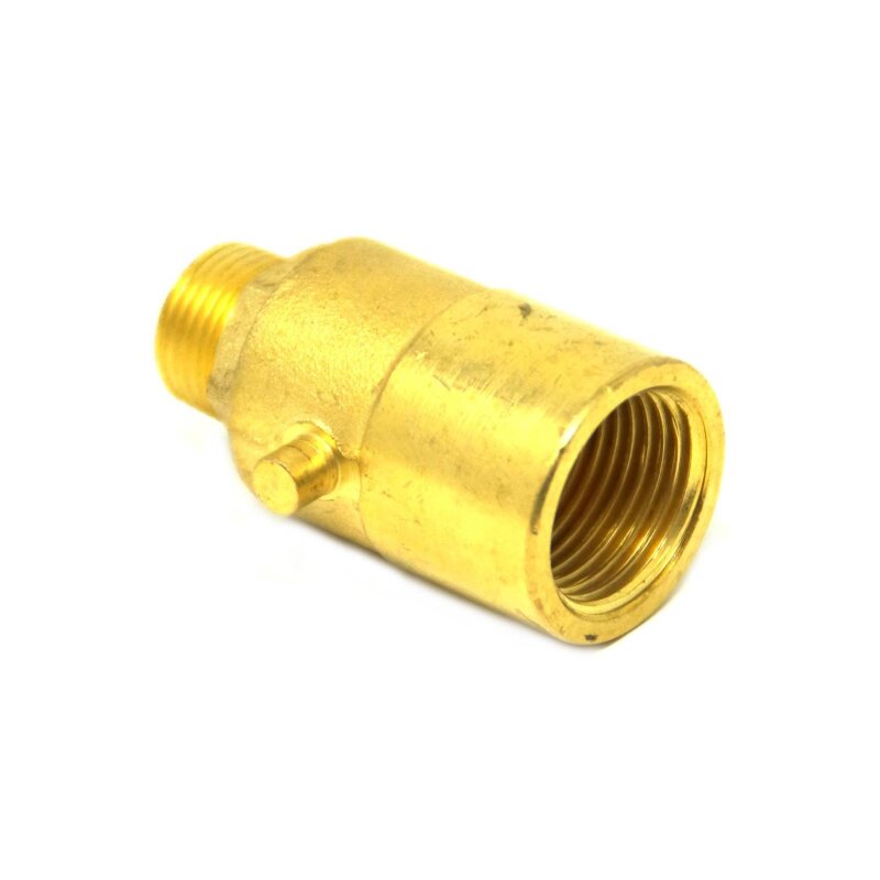 BAJONETT LPG Adapter mit 3/8 Zoll Anschluss für Füllventil am 4-Loch-Brenngastank