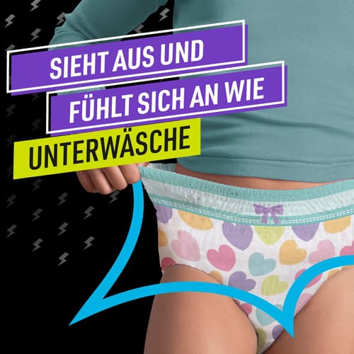 Ninjamas Absorbierende Nachthöschen Für Mädchen, 54 Pyjamahöschen, 8-12 Jahre
