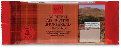 Marks & Spencer Scottish All Butter Shortbread Fingers