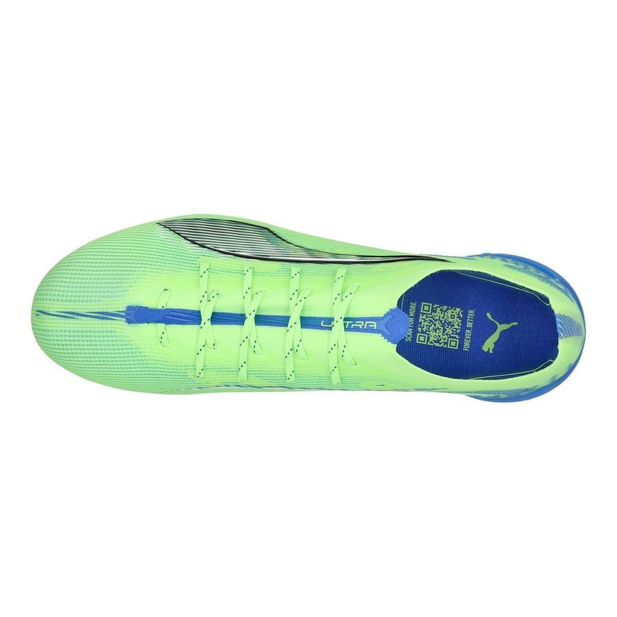 PUMA Ultra 5 Ultimate SG Lights Out - Fizzy Apple/Blanc/Bleu