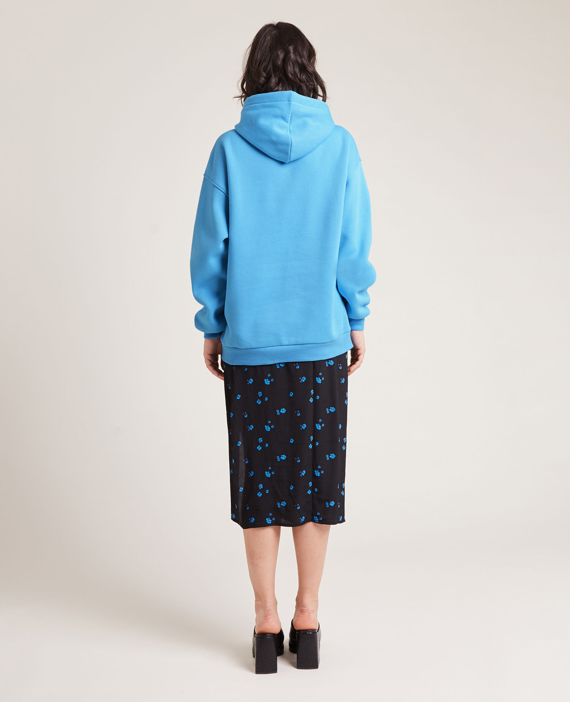 Sweat capuche - Bleu clair