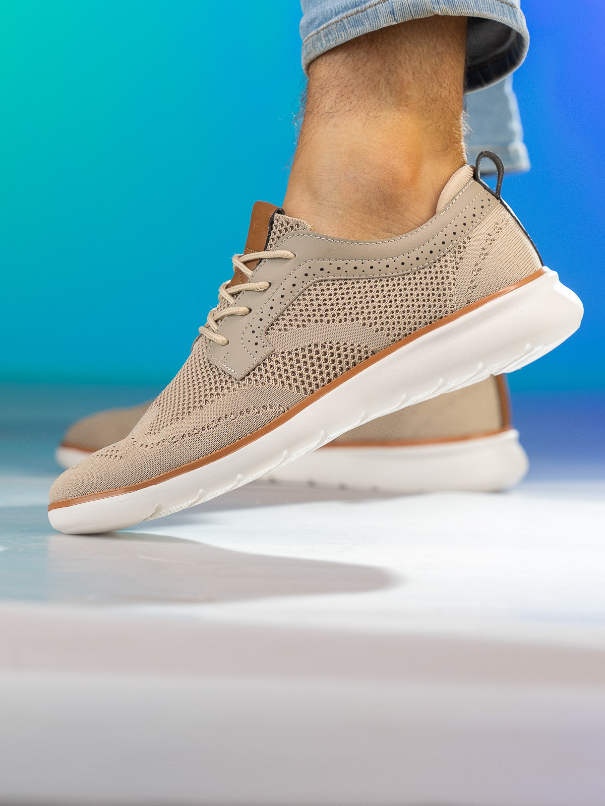 Gregers - Formatop Taupe - Trapes Sko
