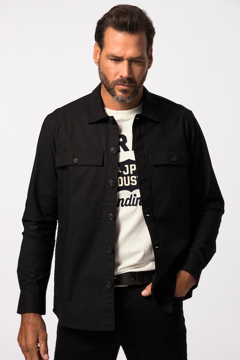 Overshirt, Workwear, Hemd, Langarm, Ripstop