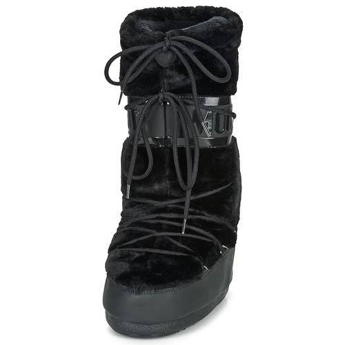 Moon Boot - MOON BOOT CLASSIC FAUX FUR - Noir