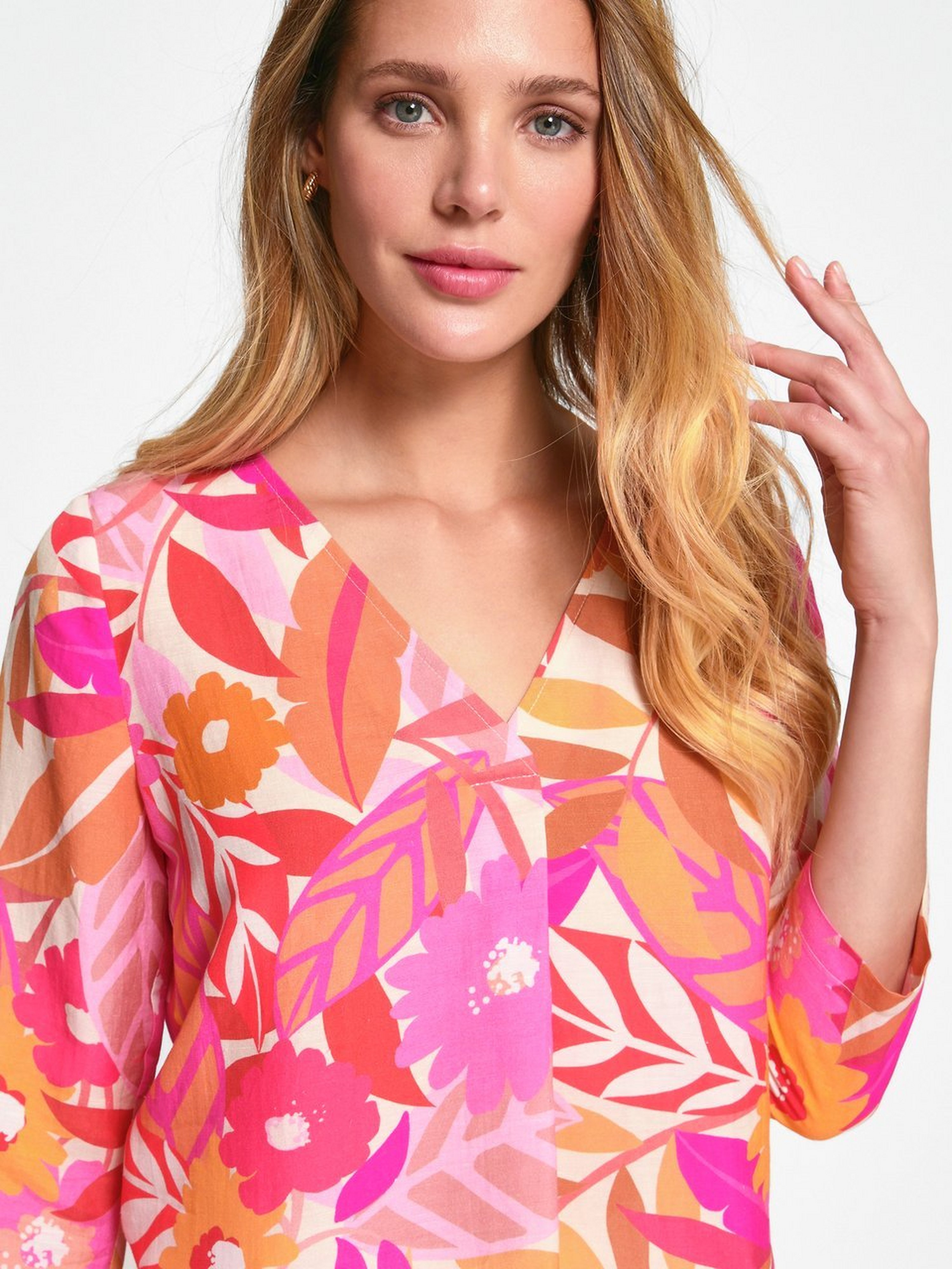Bluse mit 3/4-Arm