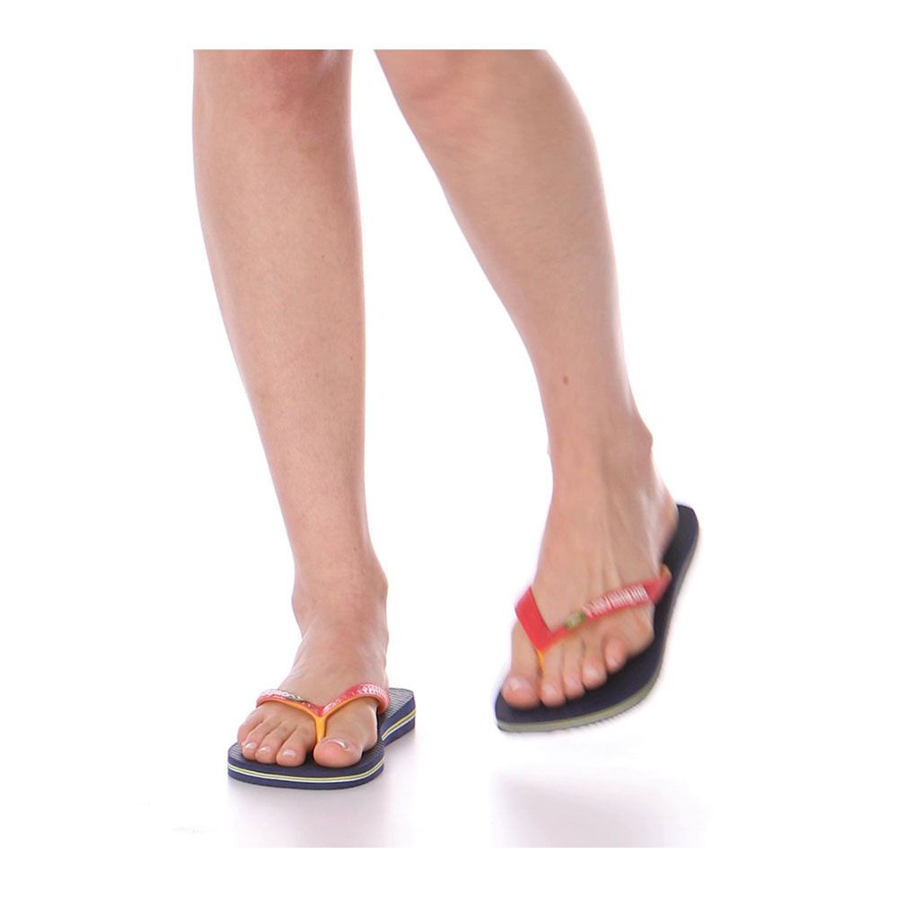 Havaianas BRASIL MIX - Tongs navy blue/ruby red
