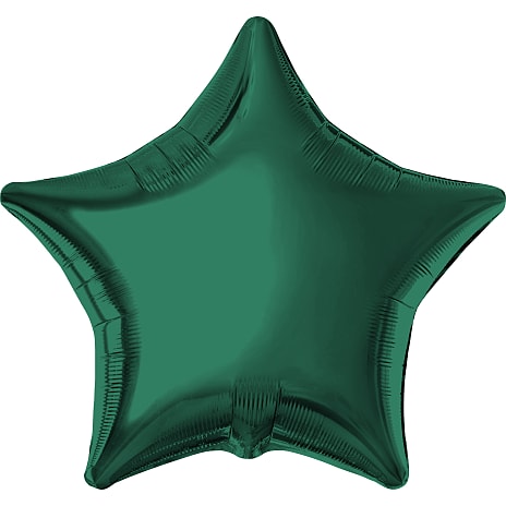 Salling folieballon stjerne Ø: 45 cm - grøn