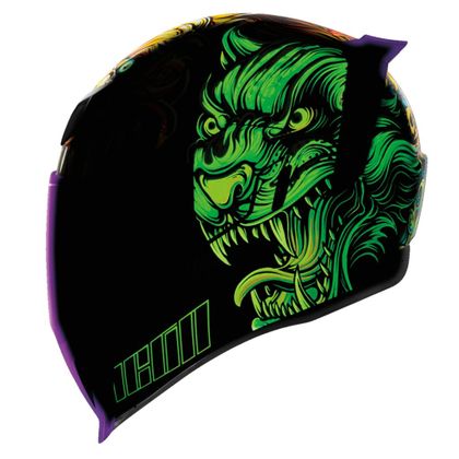 Casque Icon AIRFLITE - CSF23 - Vert / Violet