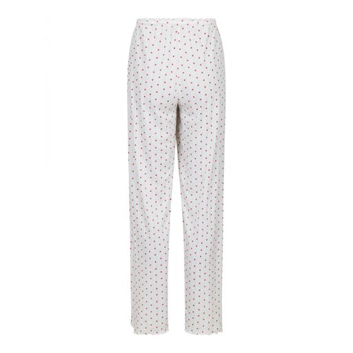 Neo Noir Serafina Pointelle Heart Bukser, White, 38
