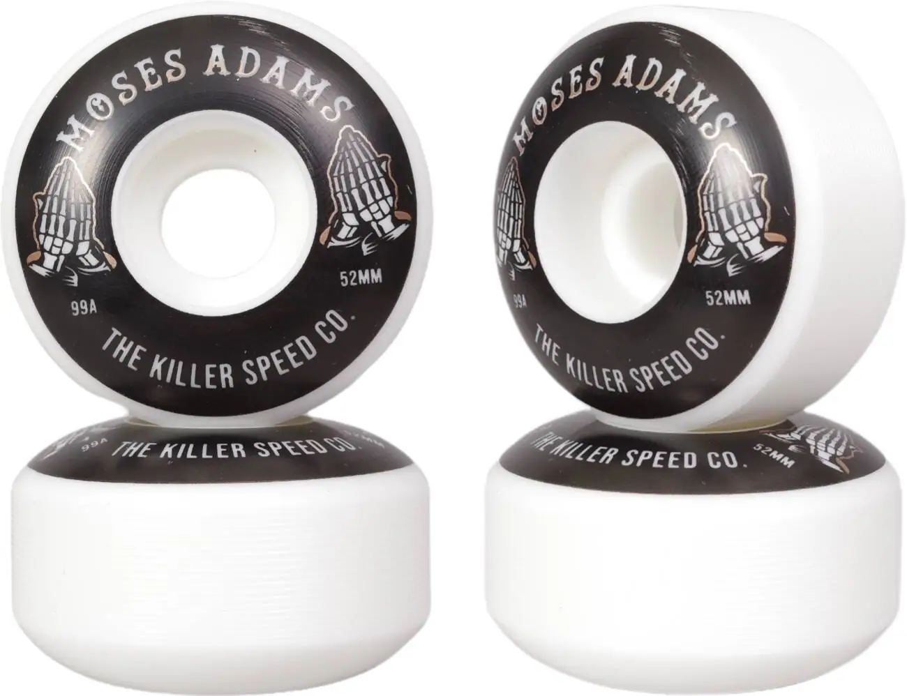 Killer Moses Adams 99A Pro Skateboard Hjul 4-Pak