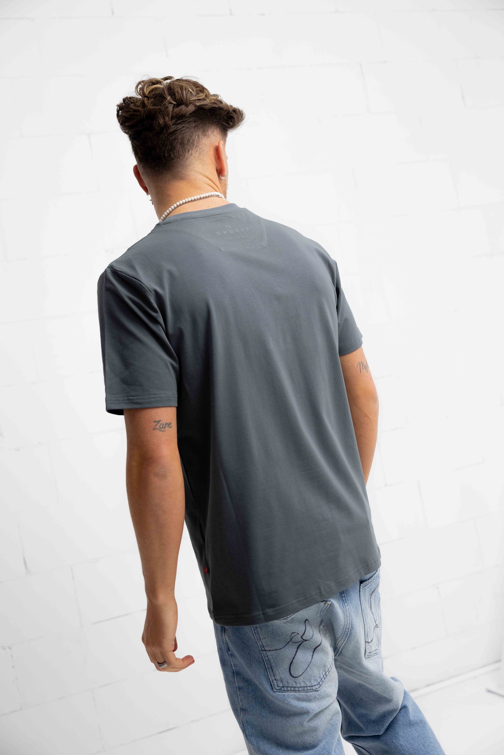 Cruyff Prima T-Shirt Heren Donkergrijs