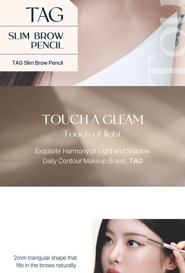 te cool voor school - TAG Slim Brow Pencil - 3 kleuren