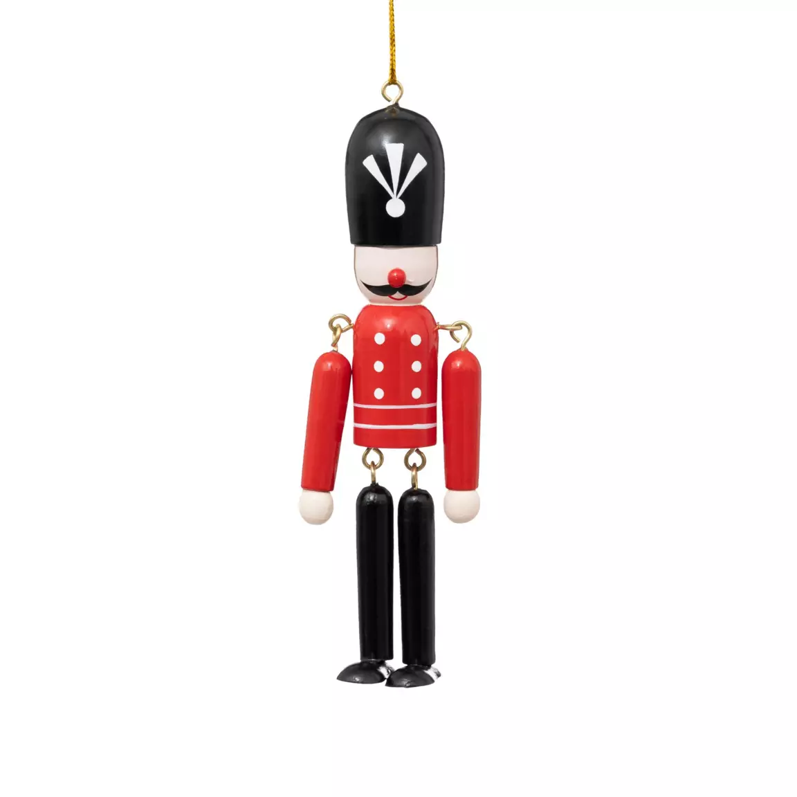 Soldat Casse-noisette à suspendre (H14 cm) James Rouge