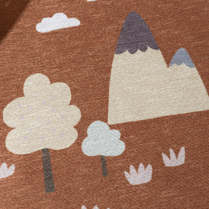 Rond speelkleed auto - Rocky Ride Terra | Wasbaar