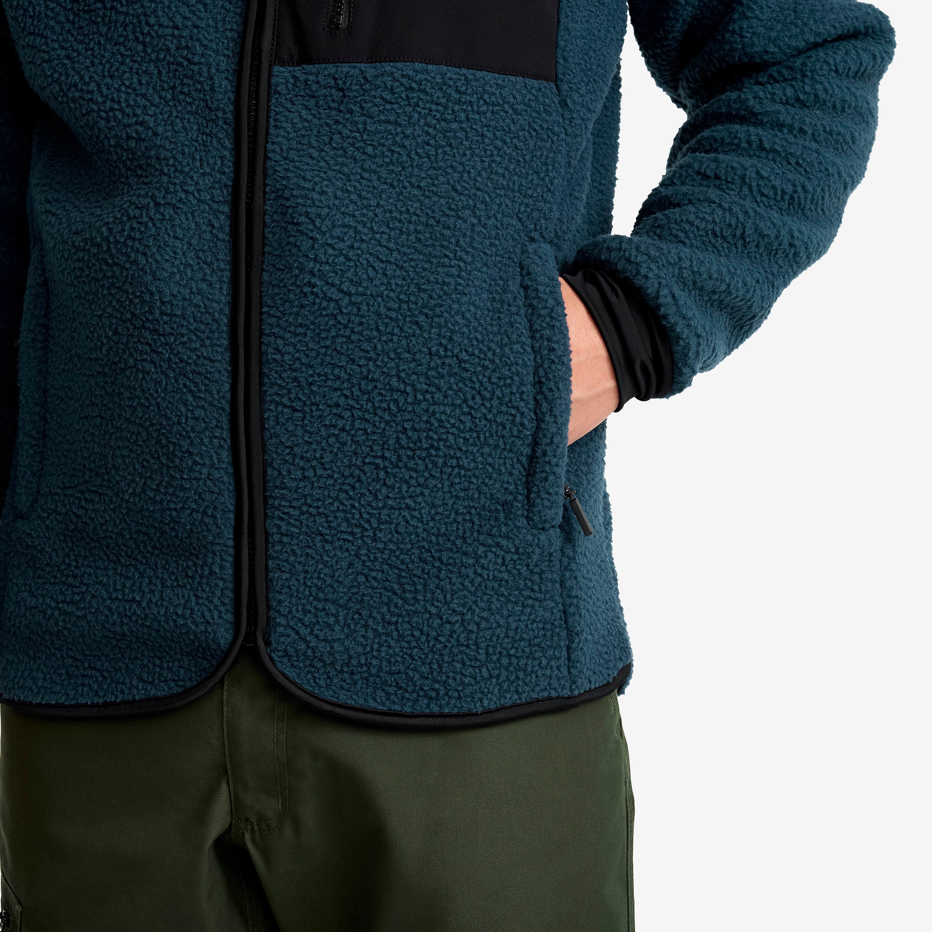 Sherpa Hoodie Herre Moonlit Ocean