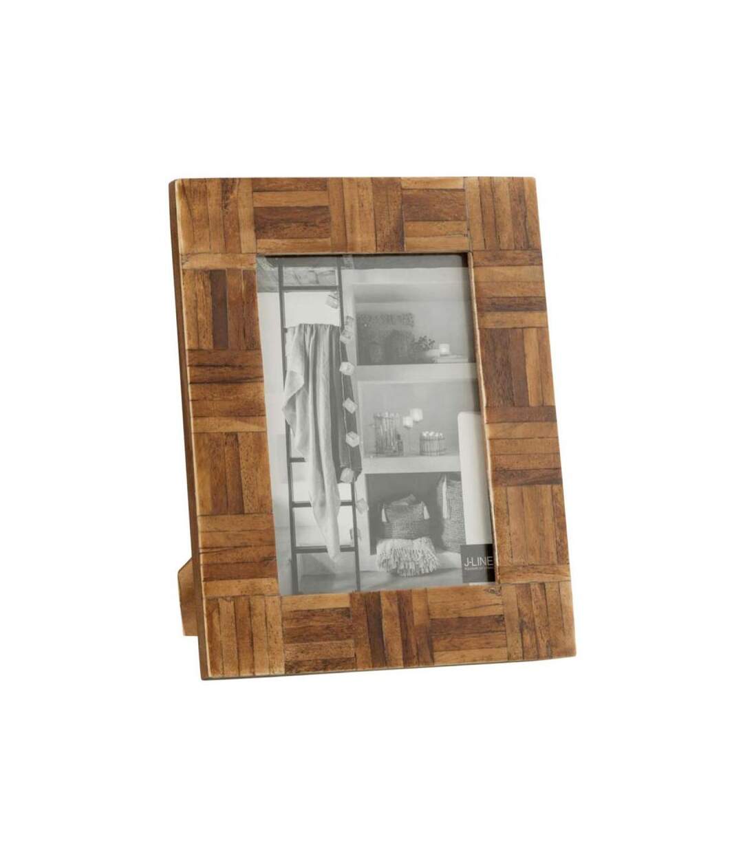 Paris Prix - Cadre Photo Déco corne 18x24cm Marron