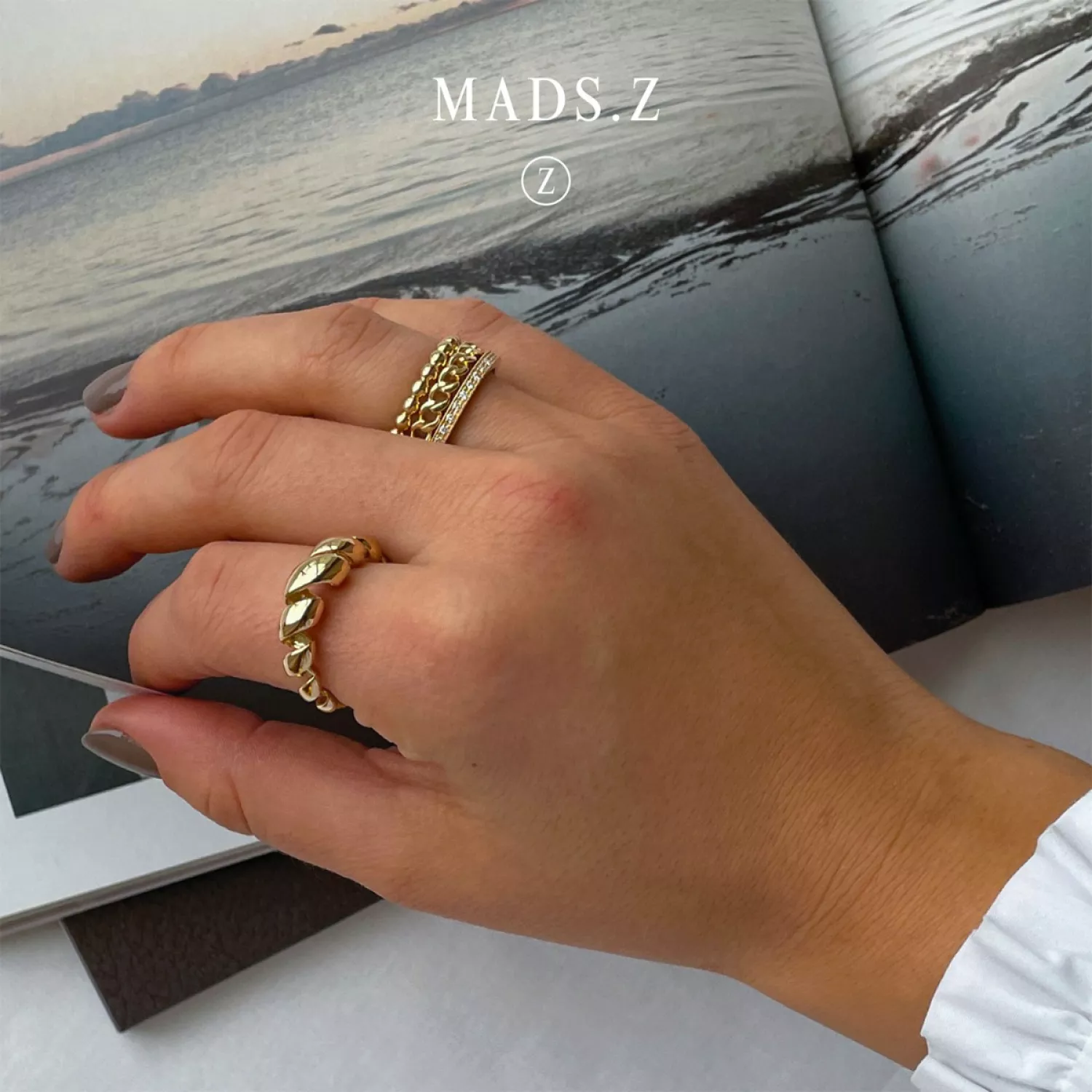 Mads Z Poetry Ring 14 kt. Guld 0,33 ct. 1541040