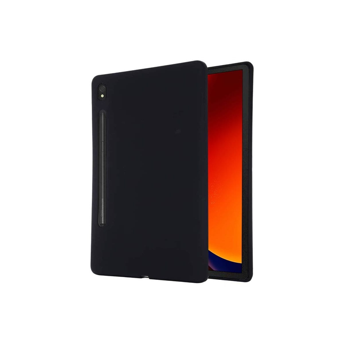 Liquid silikondeksel Samsung Galaxy Tab S9 11.0 - Svart