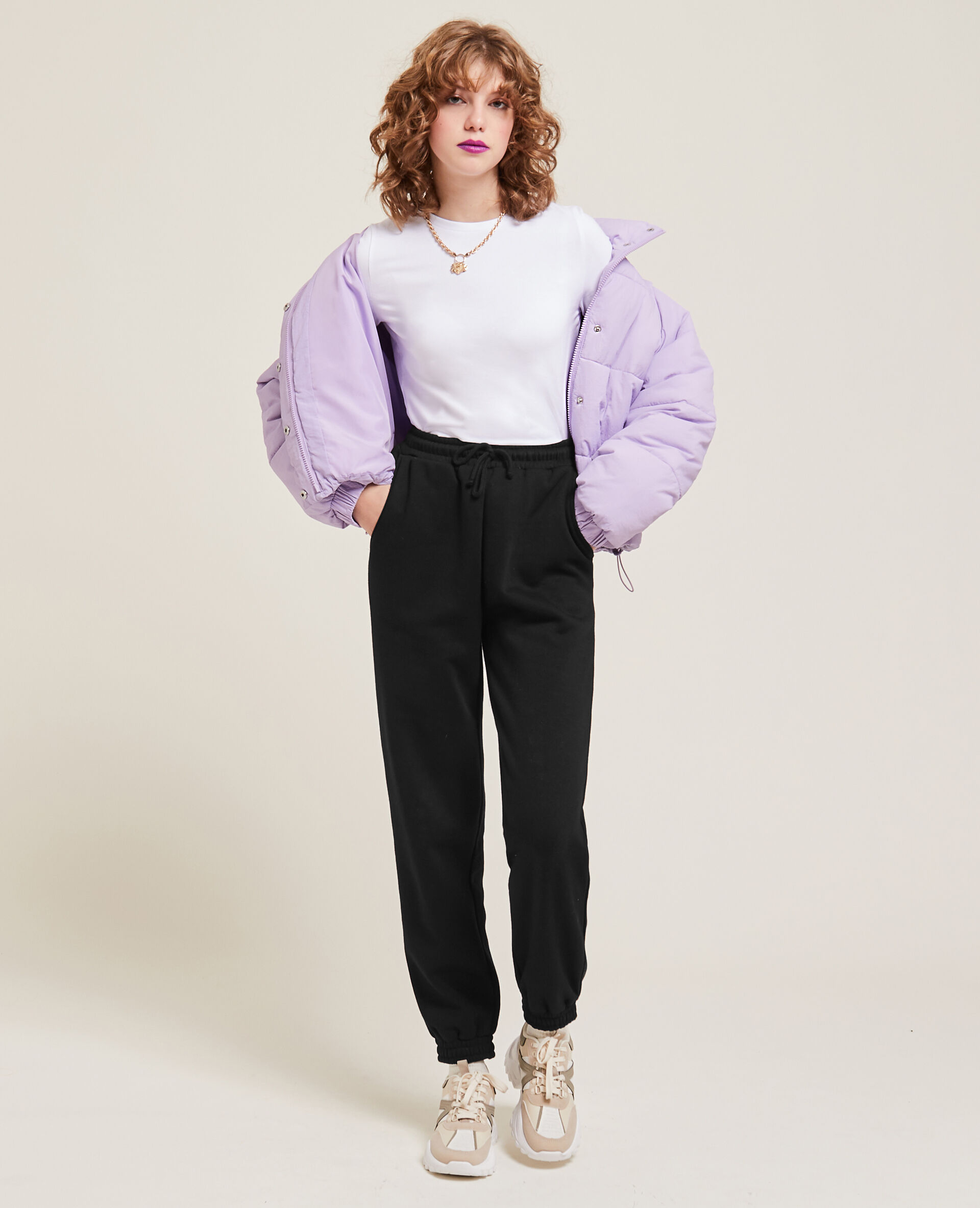 Pantalon de jogging en molleton - Noir