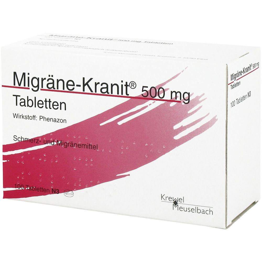 Migräne-Kranit® 500 mg Tabletten