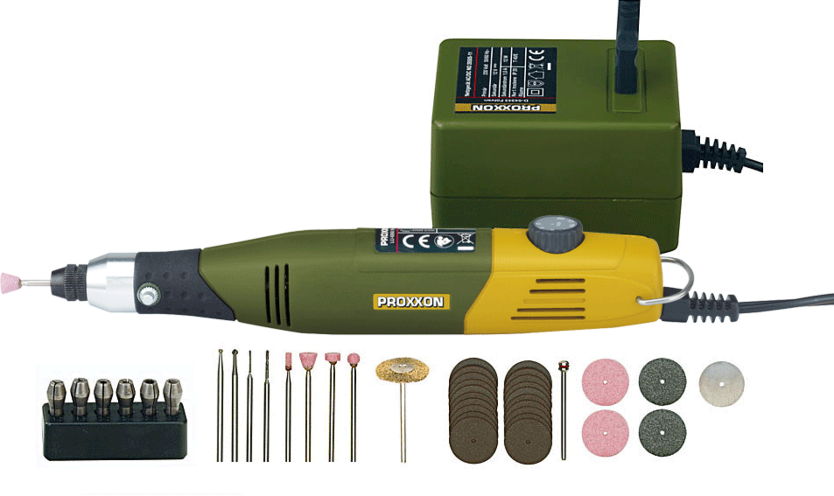PROXXON  Modellbauer- und Gravierset mit MICROMOT 60/E    Komplettset für Modellbauer & Kreative