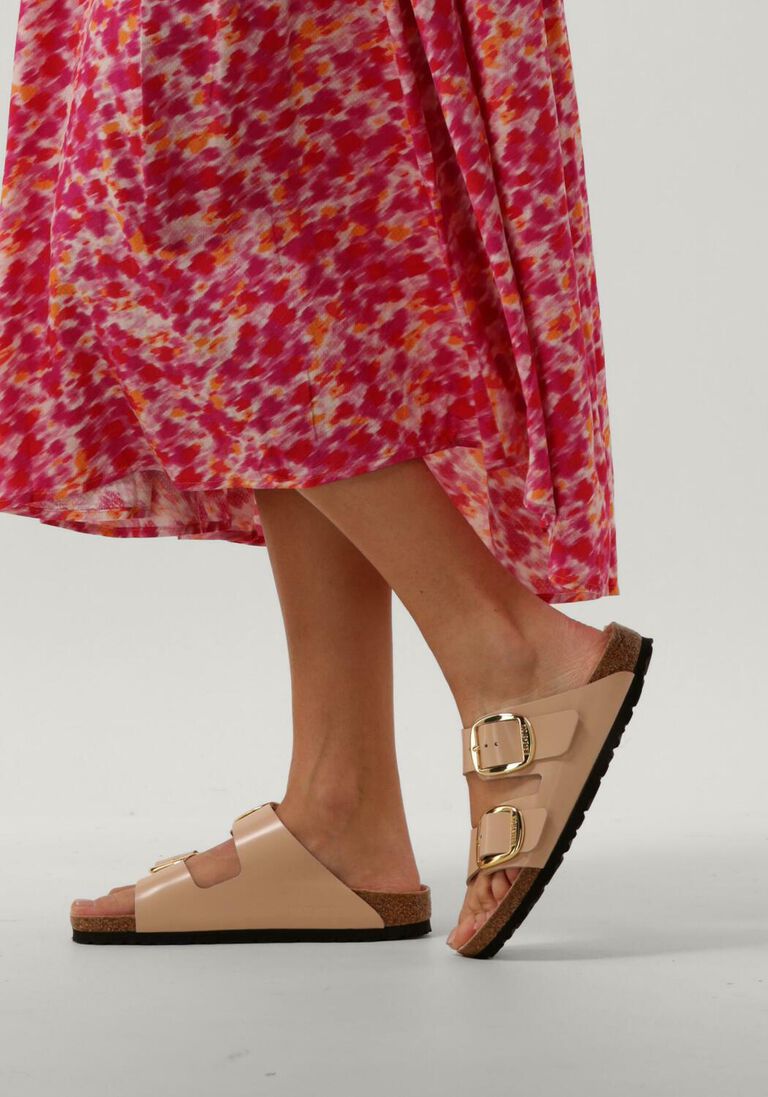BIRKENSTOCK beige birkenstock slippers arizona big buckle dames