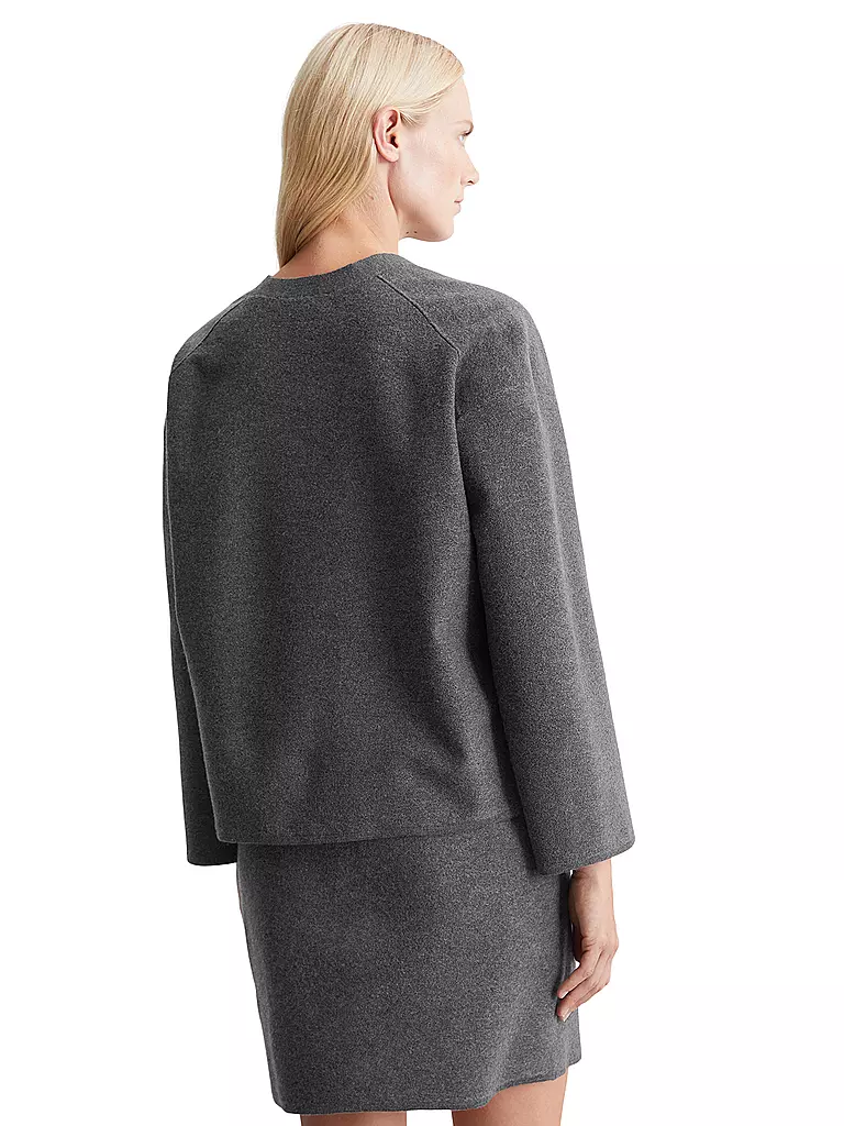 MARC O'POLO Strickjacke grau