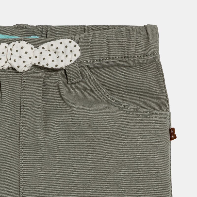 Short nœud fantaisie vert bébé fille Vert