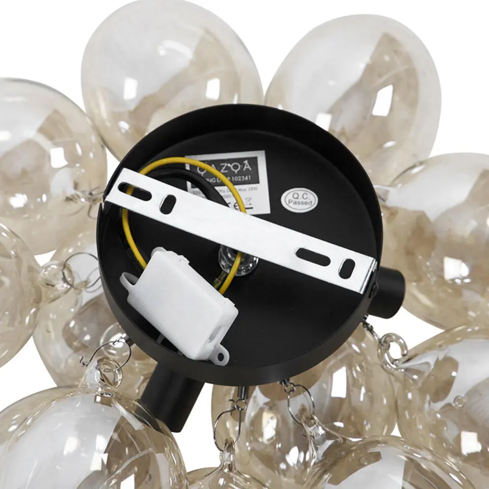 Qazqa plafondlampen uvas goudkleurig g9