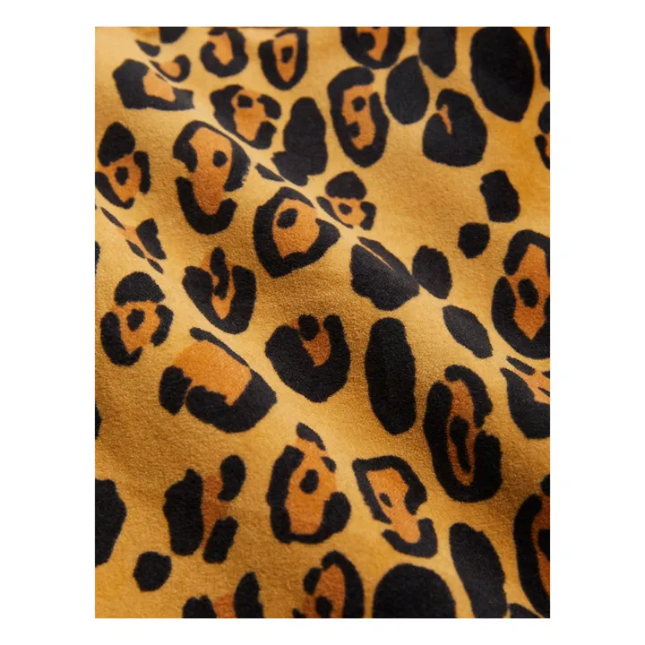 Mini Rodini Jupe Velours Bio Léopard | Orange