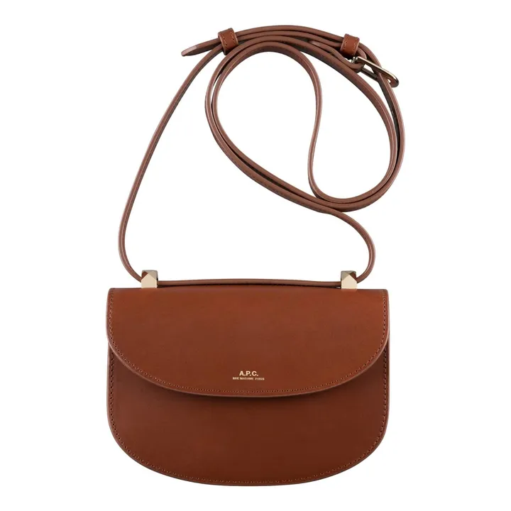 A.P.C. Sac Genève Mini Cuir Lisse | Noisette