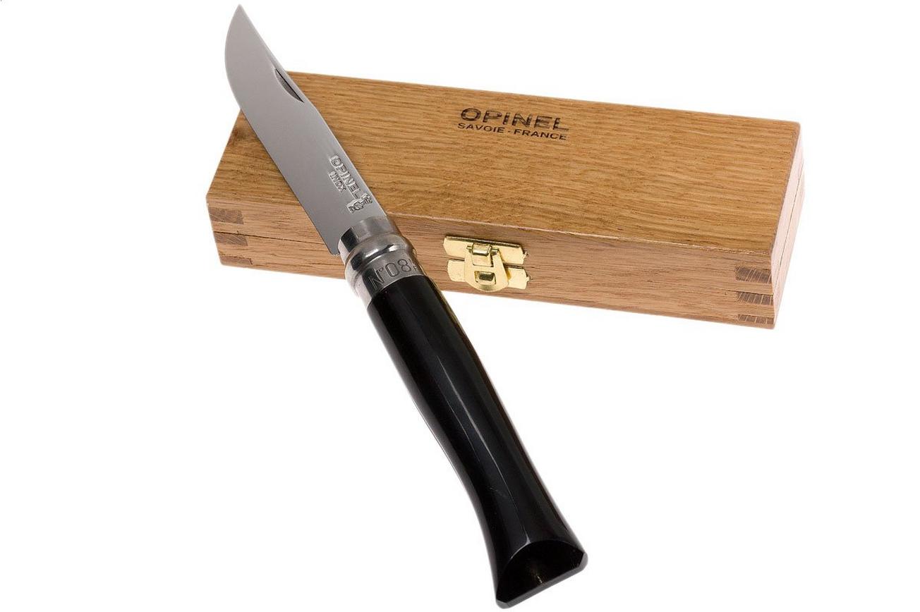 Opinel zakmes No. 8 Luxury Range, RVS, buffelhoorn