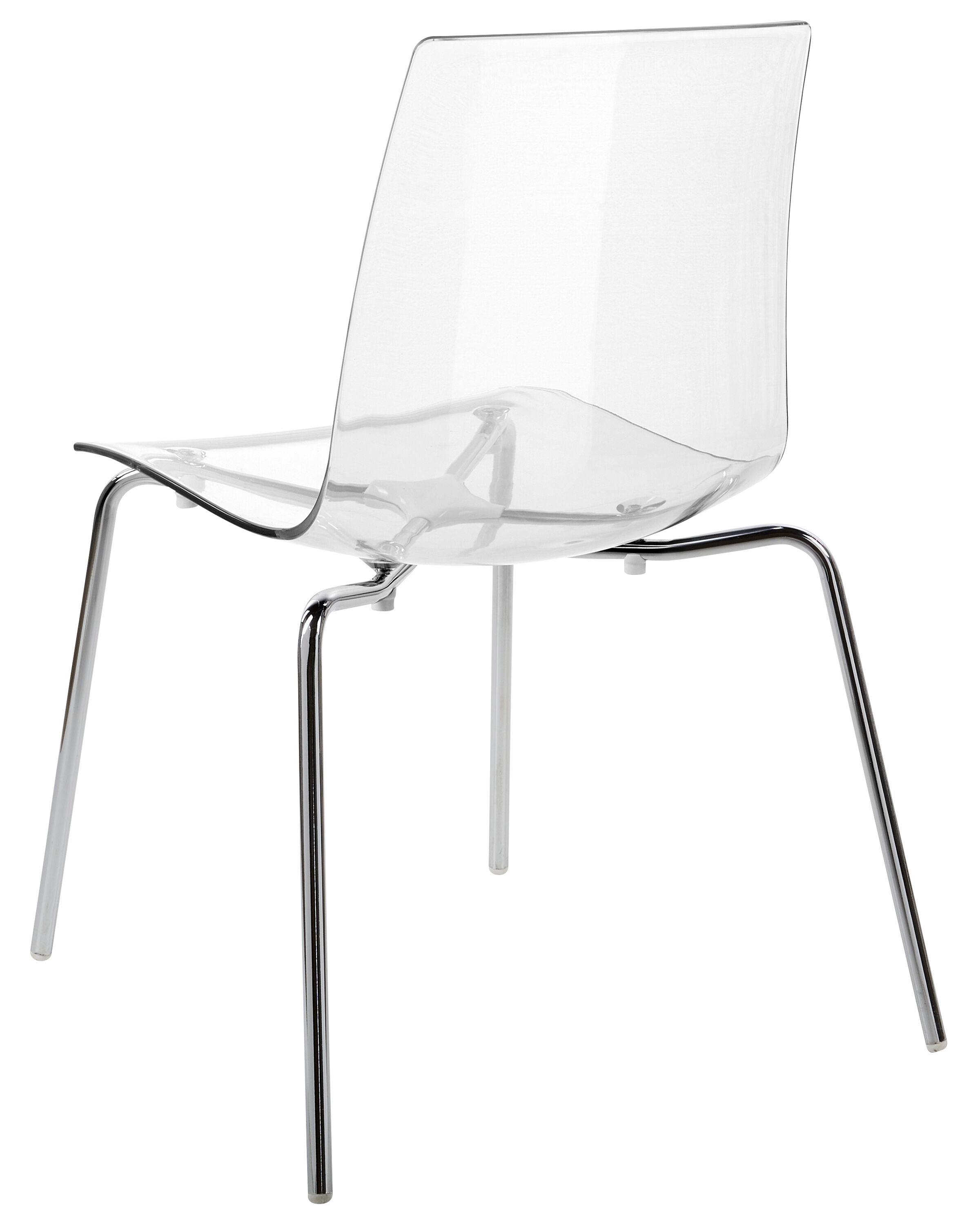 Set van 2 eetkamerstoelen SILERTON Transparant