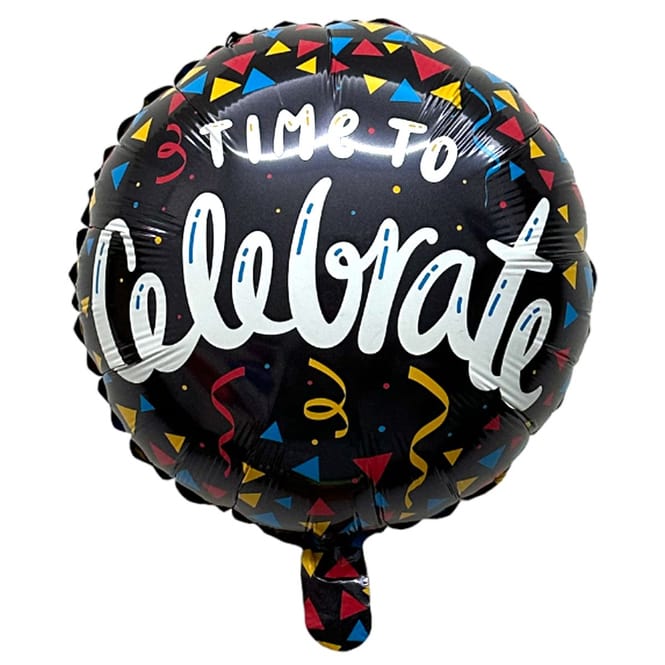 Folienballon - Time to Celebrate - ø ca. 45 cm