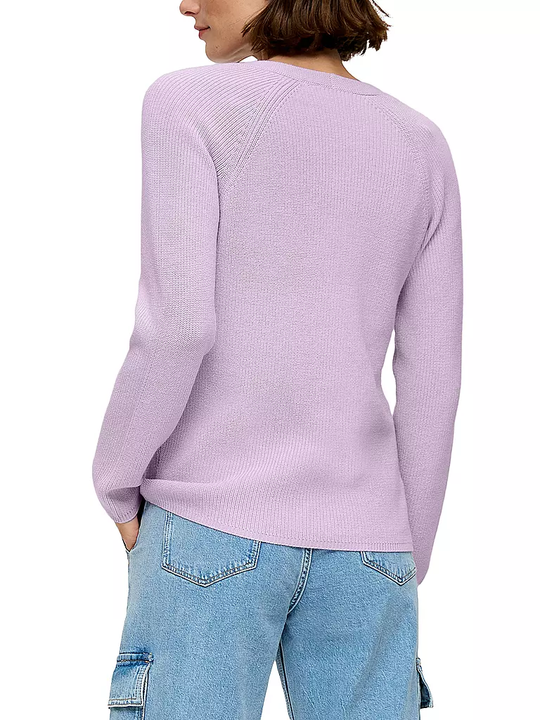 S.OLIVER Pullover lila