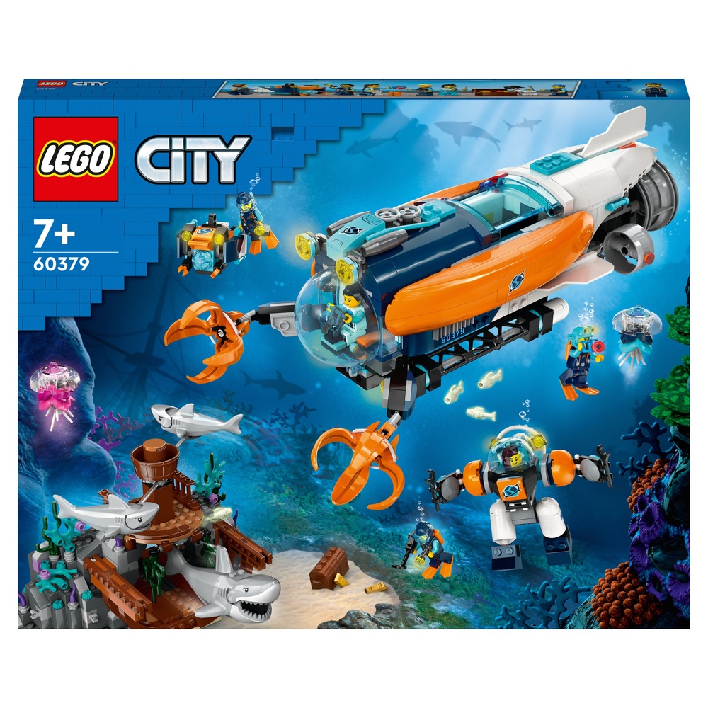LEGO City 60379 Tiefsee-Forscher-U-Boot-Spielset Ozean-Set