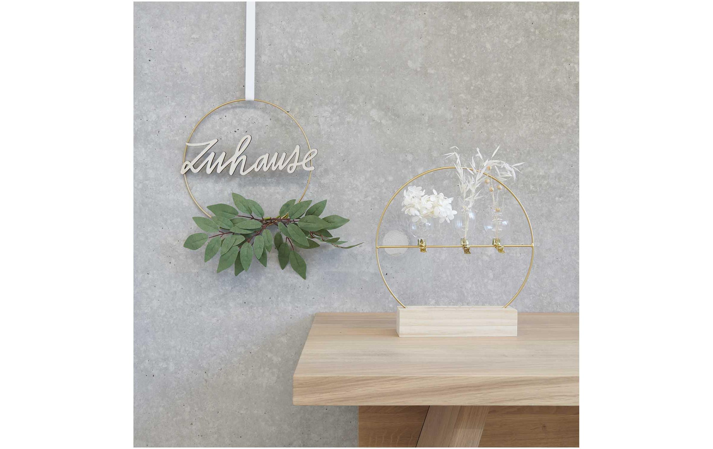 Vase Blüte rund, 4 x 7.2 cmMini Clip-Vase für Dekoblumen