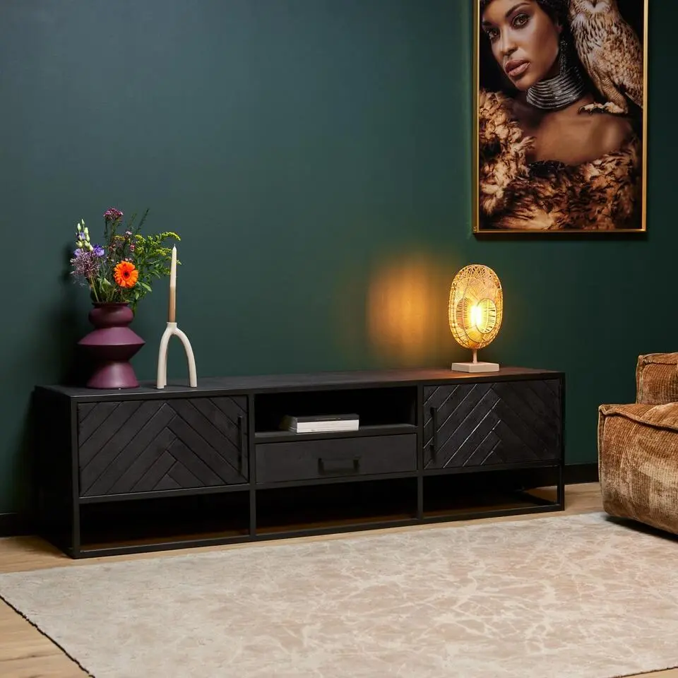 StarFurn - Tv meubel New York - 180 cm - zwart