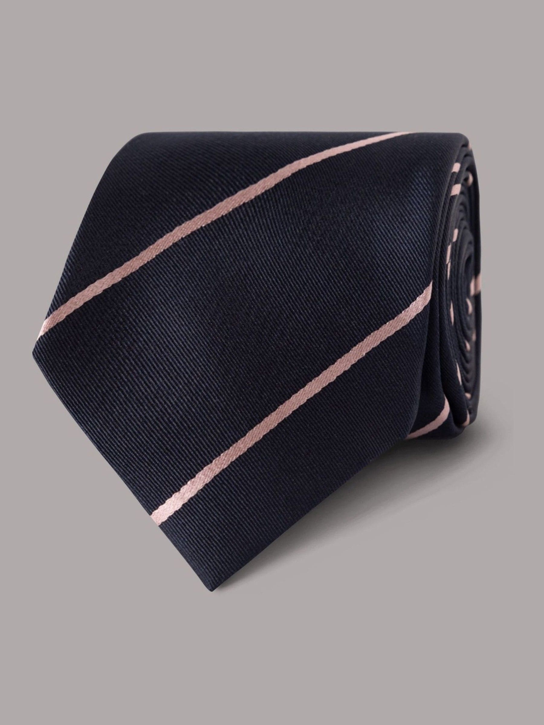 Hawes & Curtis Blue Stripe Repp Tie