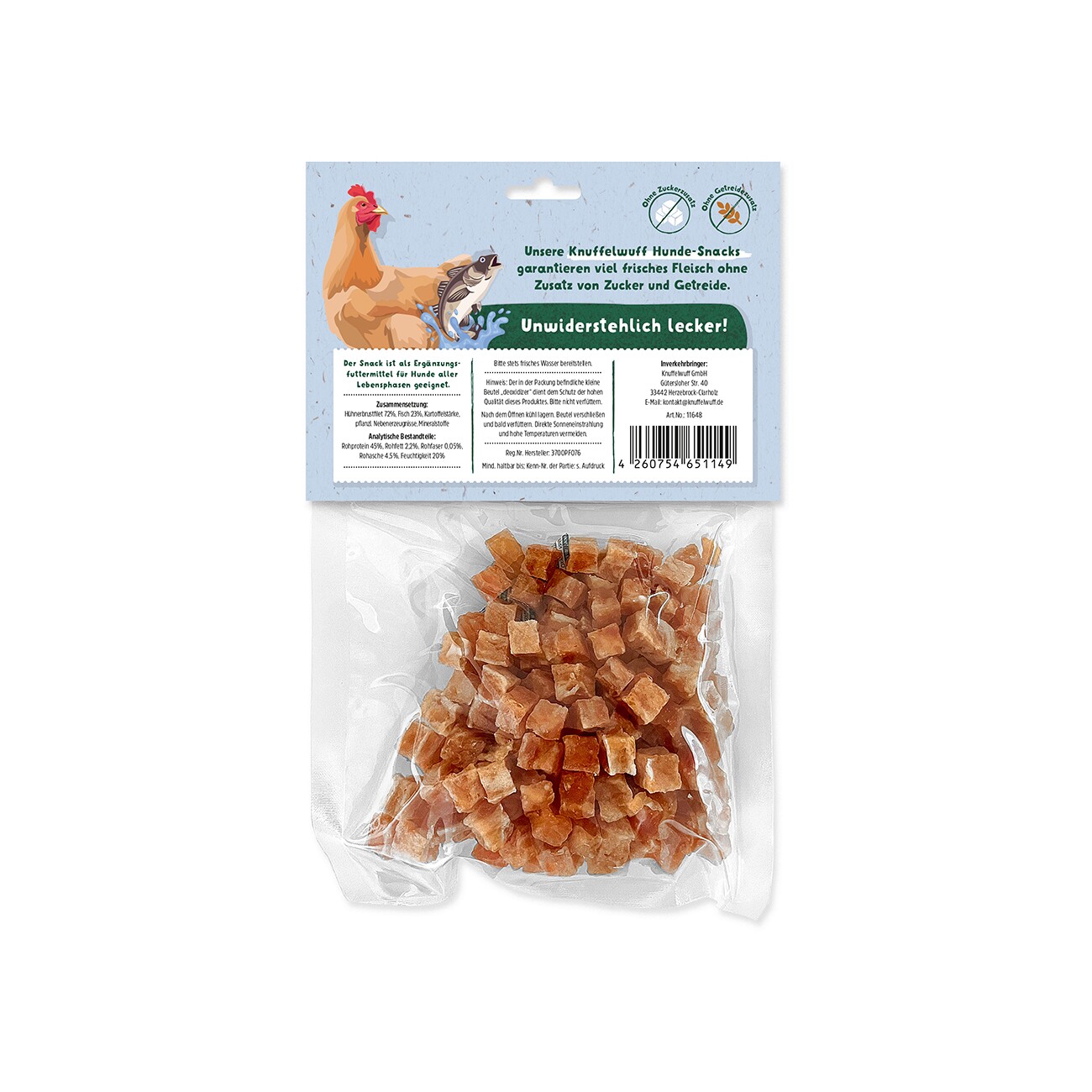 Knuffelwuff Huhn & Fisch Würfel